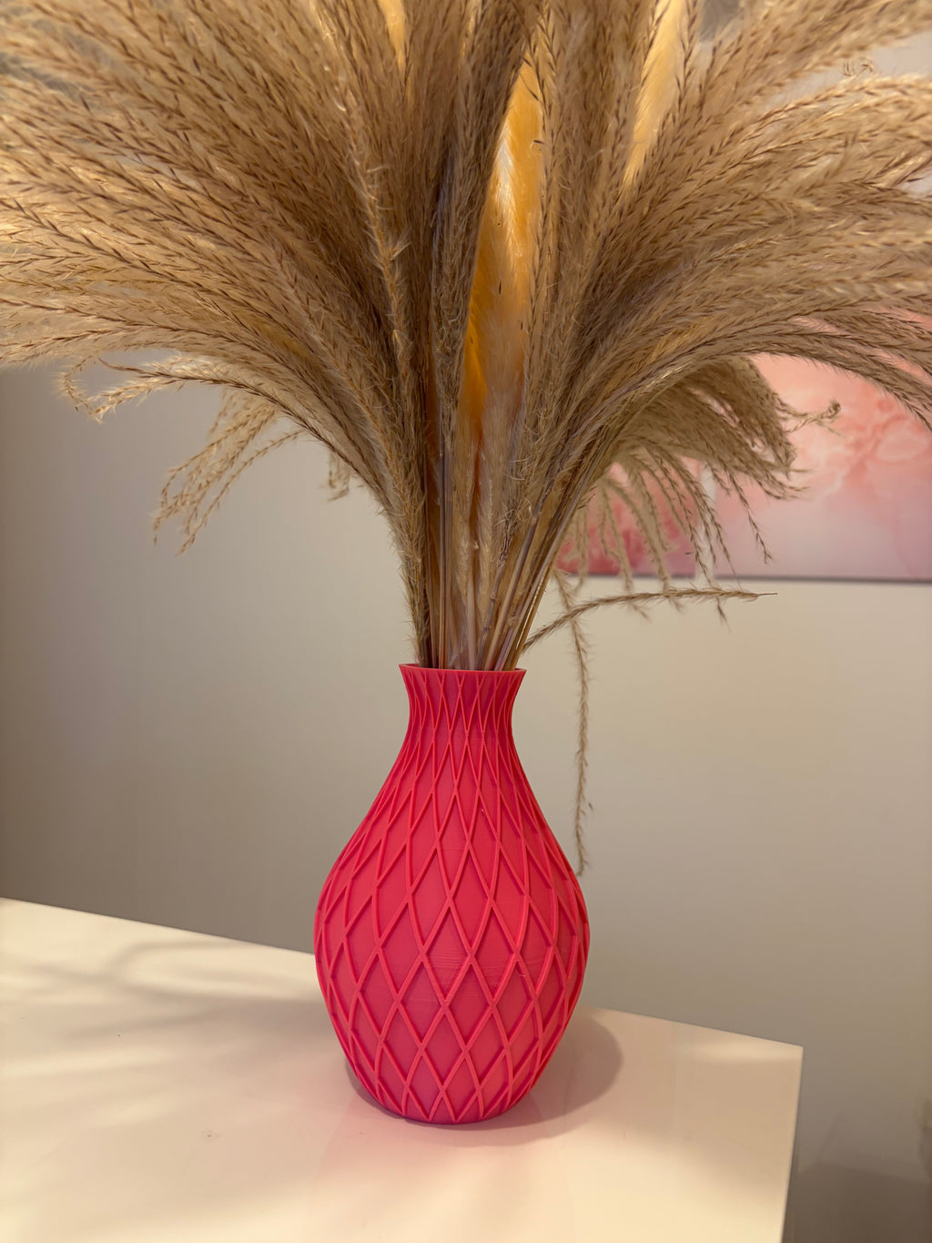 Geometrische Dekovase 16 cm – 3D-gedruckt