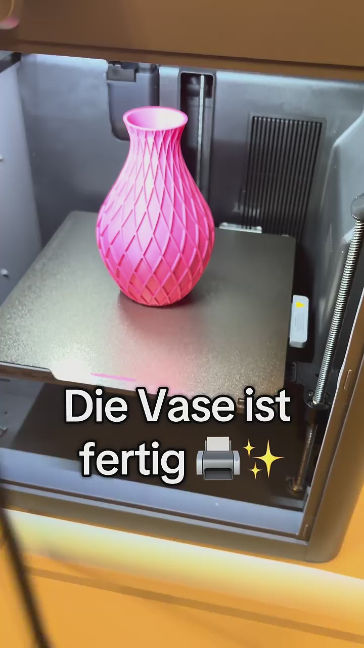 Geometrische Dekovase 16 cm – 3D-gedruckt